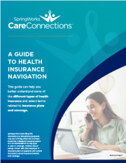Navigating Health Insurance Brochure