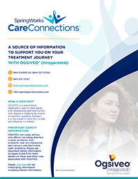 Springwork Careconnections Patient Brochure (ogsiveo)