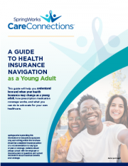 Navigating Health Insurance Young Adult Brochure